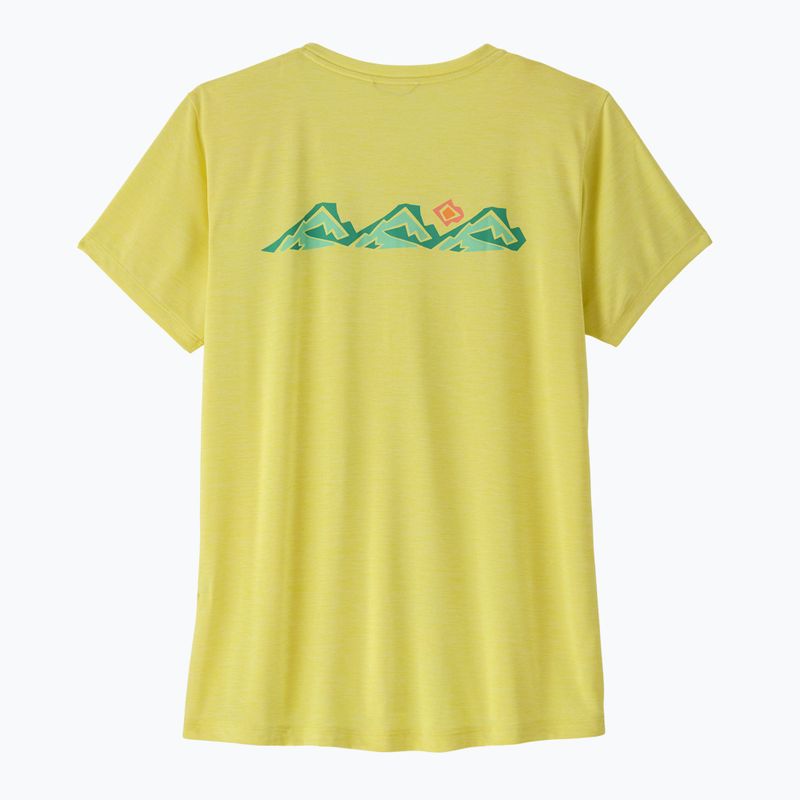 Women's T-shirt Patagonia Capilene Cool Daily Shirt - Boardshort Logo lemon zest 2