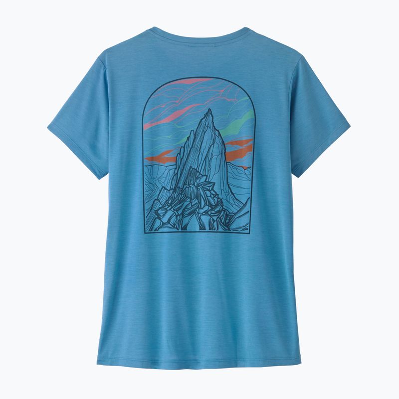 Women's T-shirt Patagonia Capilene Cool Daily - Cloud Crag shore blue/light shore blue x-dye