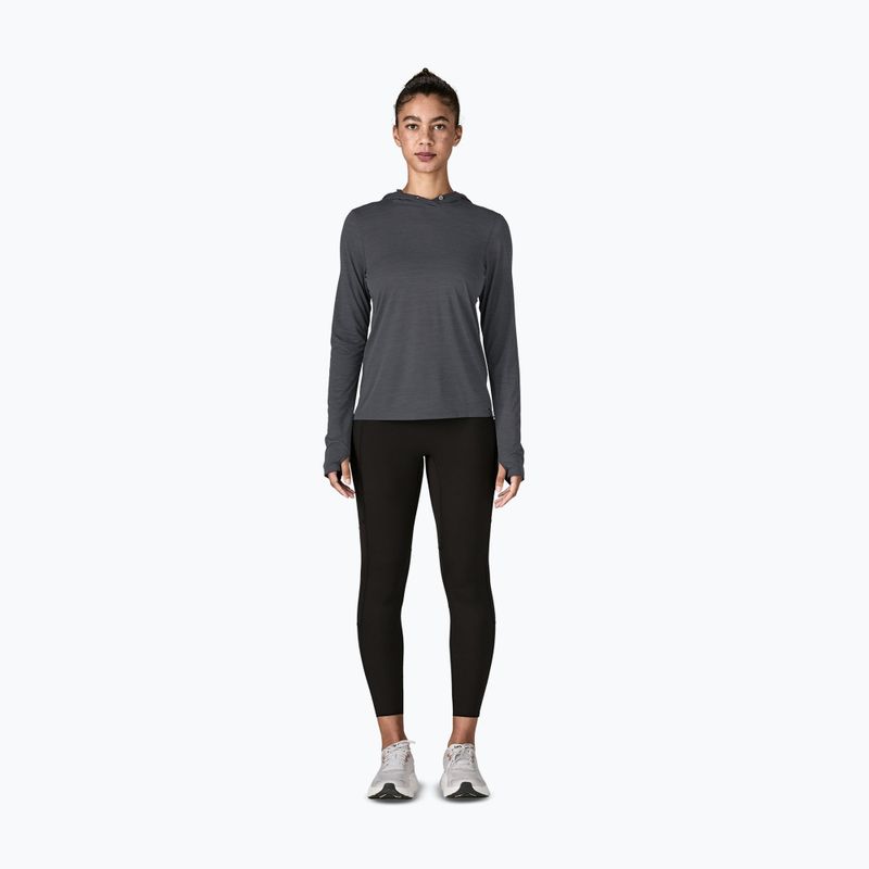 Women's sweatshirt Patagonia Capilene Cool Ultra Hoody smolder blue/light smolder blue x-dye 2