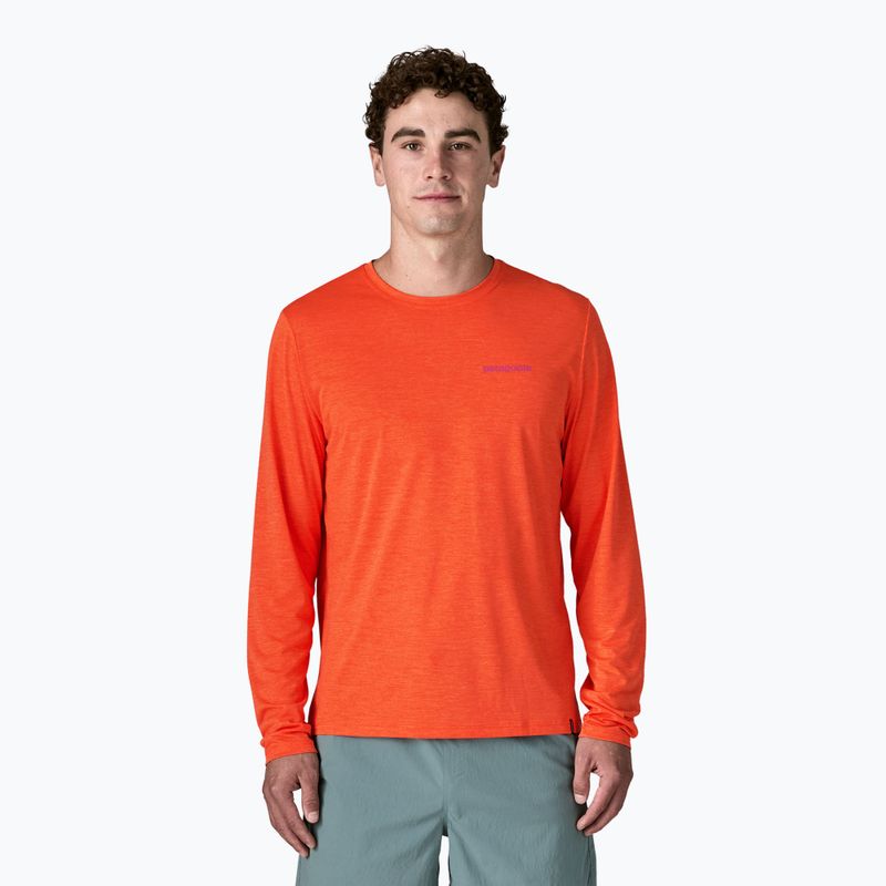 Men's longsleeve Patagonia Capilene Cool Daily - Boardshort Logo orange peel/light orange peel x-dye