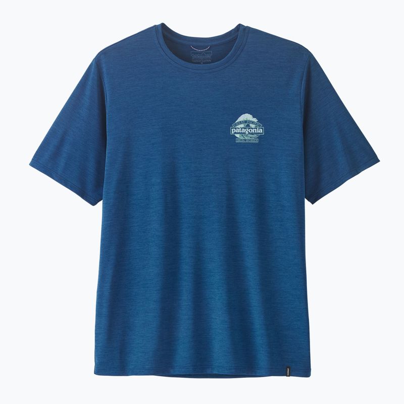 Men's T-shirt Patagonia Capilene Cool Daily - Great Waves clement blue/light clement blue x-dye 5