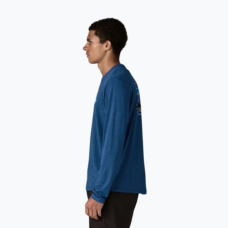 Men's longsleeve Patagonia Capilene Cool Daily - '73 Skyline clement blue/light clement blue x-dye 4