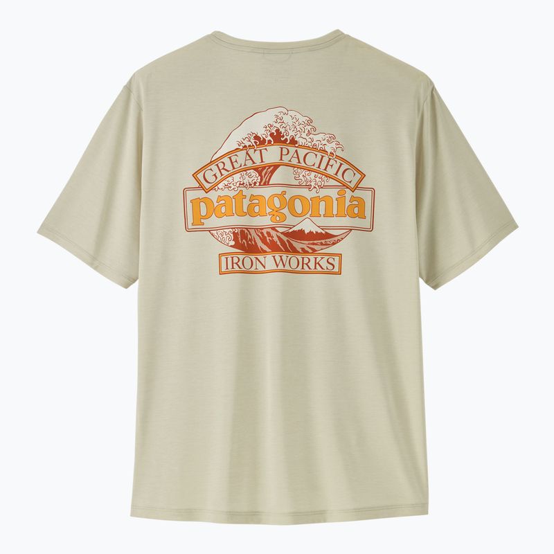Men's T-shirt Patagonia Capilene Cool Daily - Great Waves dyno white 2