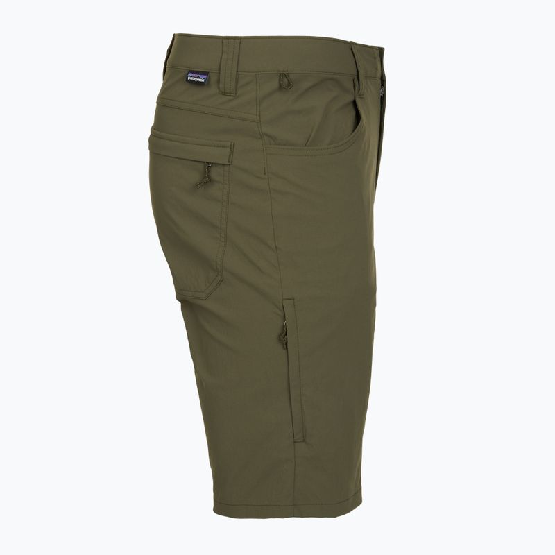 Men's trekking shorts Patagonia Quandary basin green 3
