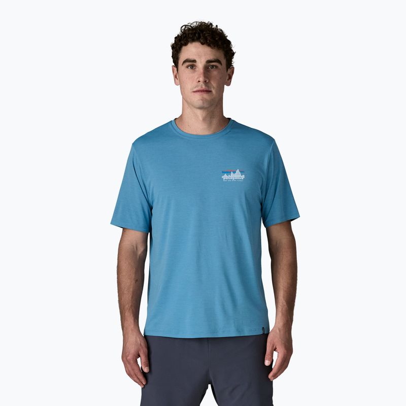 Men's T-shirt Patagonia Capilene Cool Daily - '73 Skyline shore blue/light shore blue x-dye