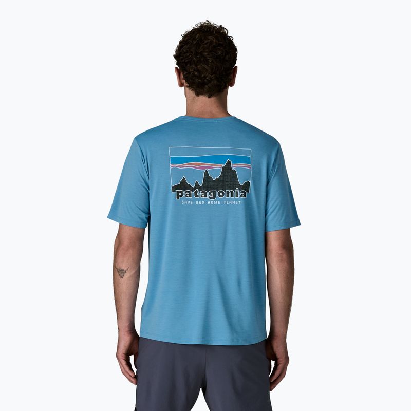 Men's T-shirt Patagonia Capilene Cool Daily - '73 Skyline shore blue/light shore blue x-dye 3