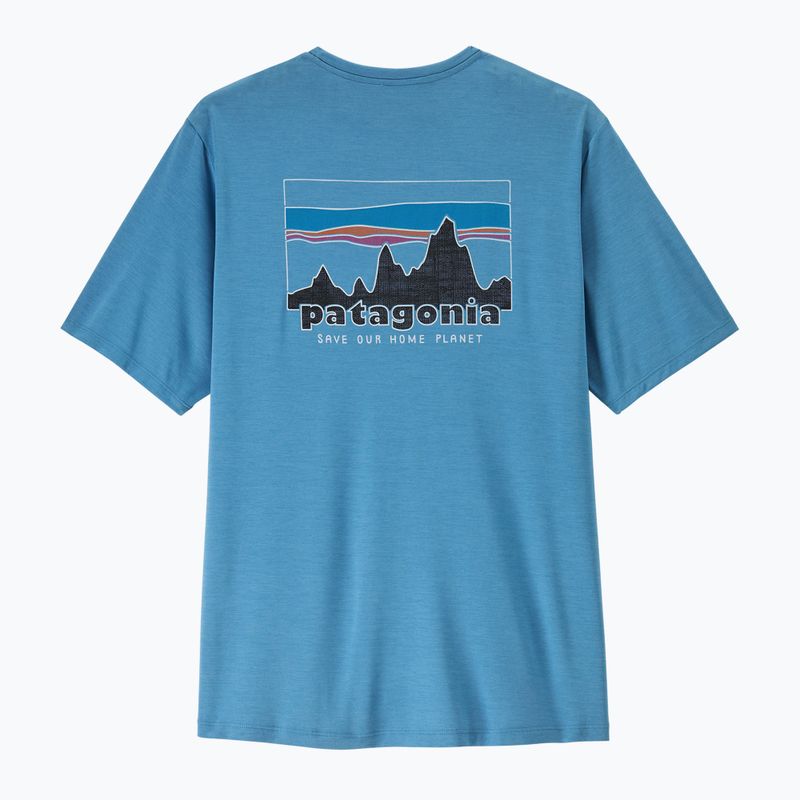 Men's T-shirt Patagonia Capilene Cool Daily - '73 Skyline shore blue/light shore blue x-dye 5