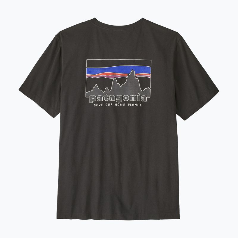 Men's T-shirt Patagonia '73 Skyline ink black 2