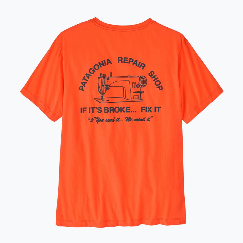 Men's T-shirt Patagonia Repair Shop orange peel 2