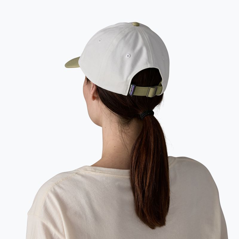 Baseball cap Patagonia Fitz Roy Icon Trad birch white/gumtree green 3