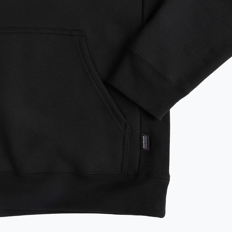 Men's sweatshirt Patagonia '95 Oval Logo Uprisal Hoody Black: Kaleido 4