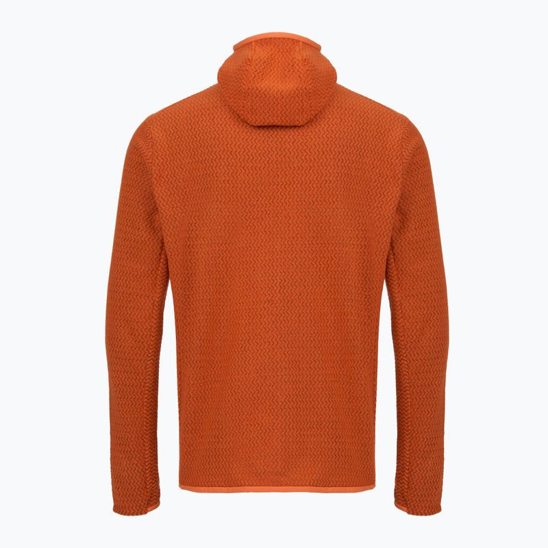 Men's trekking sweatshirt Patagonia R1 Air Full Zip Hoody coal orange 2