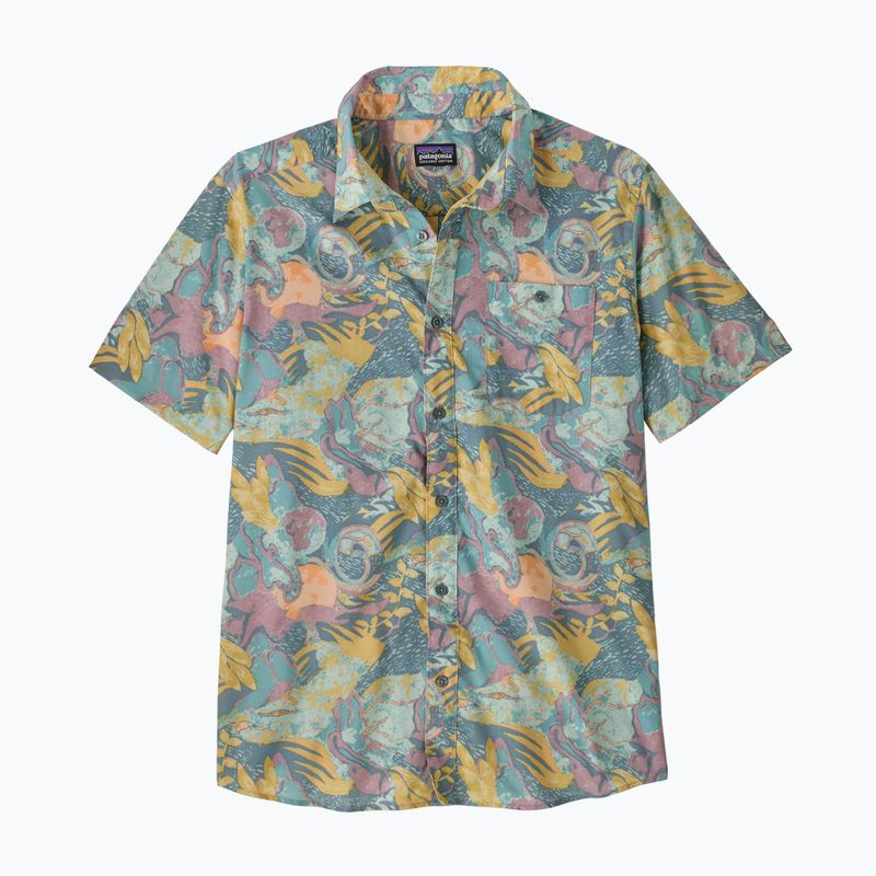 Men's shirt Patagonia Go To moon tripper/blue sage 8