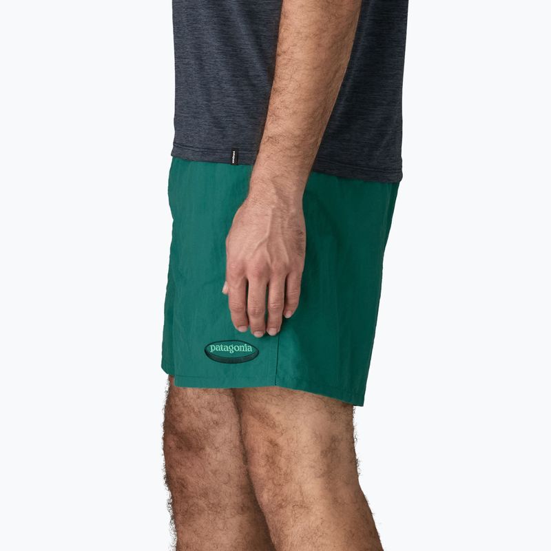 Men's shorts Patagonia Baggies 5" 95 oval logo/gem green 5