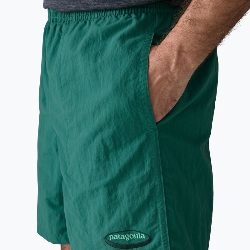 Men's shorts Patagonia Baggies 5" 95 oval logo/gem green 6