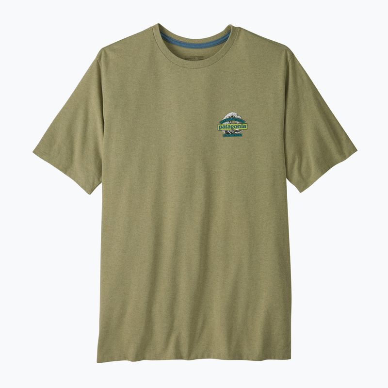 Men's trekking T-shirt Patagonia Great Waves Responsibili Tee gumtree green