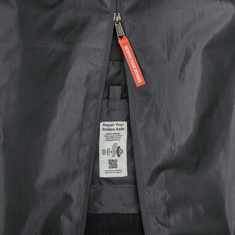 Travel bag Patagonia Black Hole Wheeled Duffel 40 l smolder blue/amanita red 3