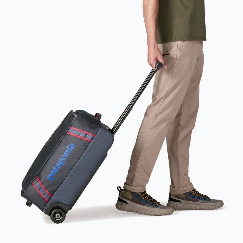 Travel bag Patagonia Black Hole Wheeled Duffel 40 l smolder blue/amanita red 5