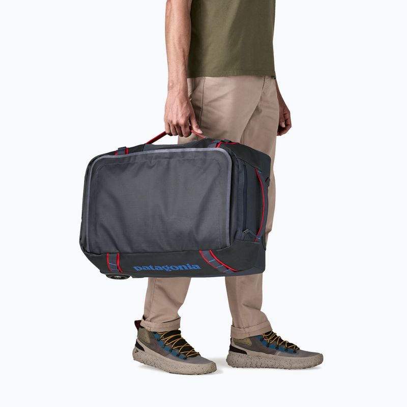 Travel bag Patagonia Black Hole Wheeled Duffel 40 l smolder blue/amanita red 6