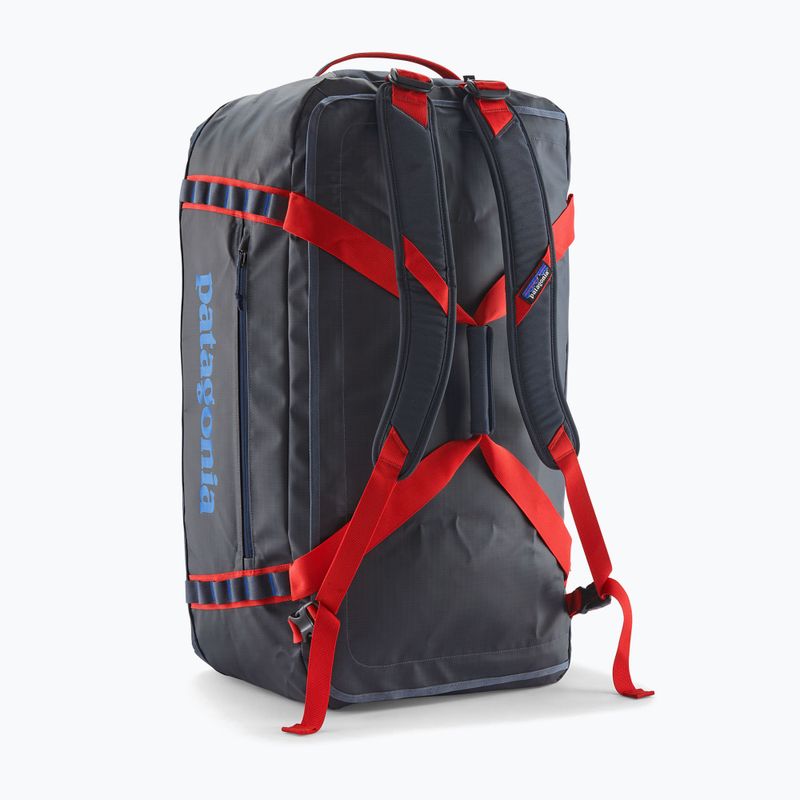 Travel bag Patagonia Black Hole Duffel 70 l smolder blue/amanita red 2