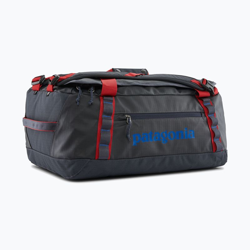 Travel bag Patagonia Black Hole Duffel 40 l smulder blue/amanita red
