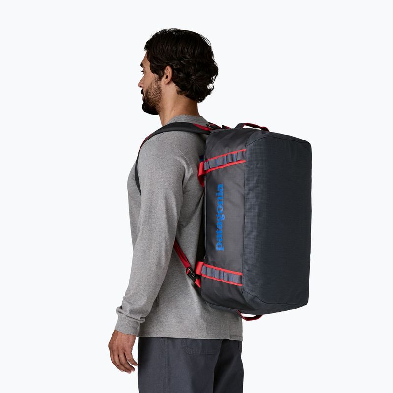 Travel bag Patagonia Black Hole Duffel 40 l smulder blue/amanita red 3