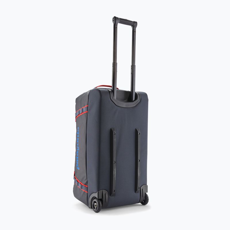 Travel bag Patagonia Black Hole Wheeled Duffel 70 l smolder blue/amanita red 2
