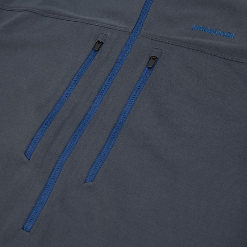 Men's sweatshirt Patagonia R1 Ultralight Hoody smolder blue 11