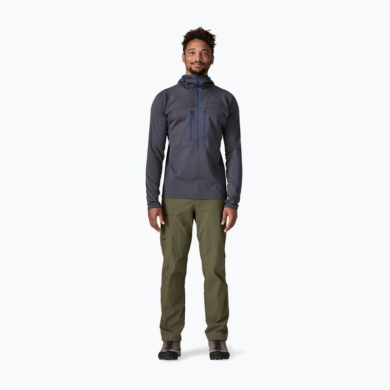 Men's sweatshirt Patagonia R1 Ultralight Hoody smolder blue 2