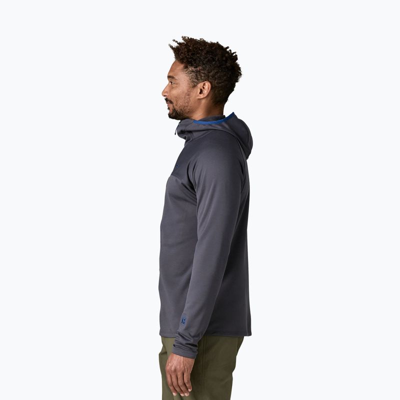 Men's sweatshirt Patagonia R1 Ultralight Hoody smolder blue 4