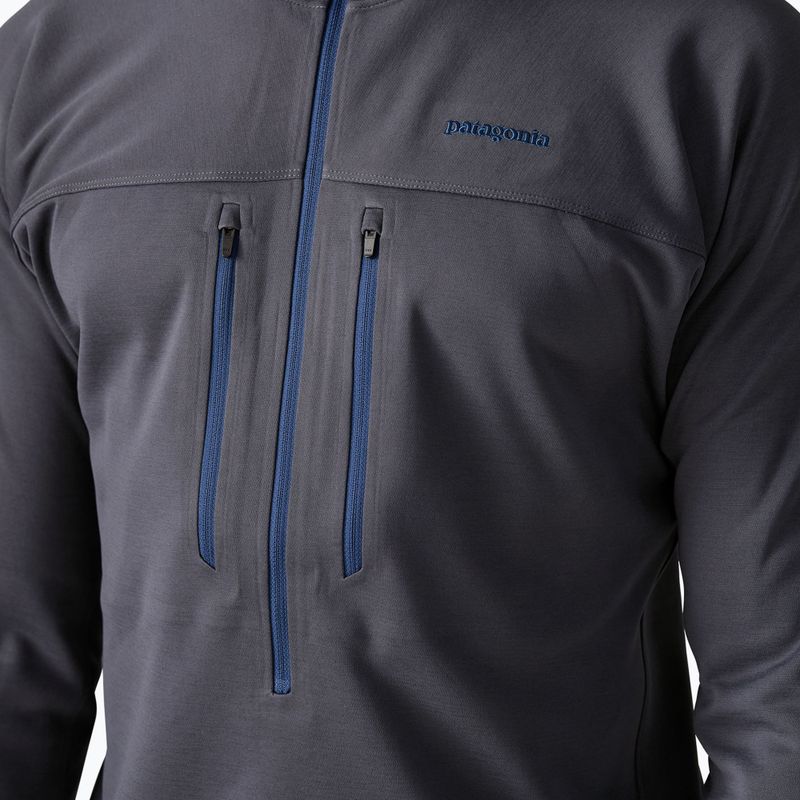 Men's sweatshirt Patagonia R1 Ultralight Hoody smolder blue 7