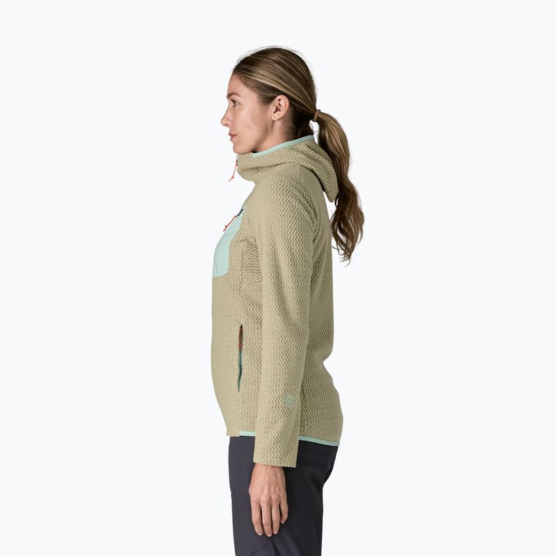Women's fleece sweatshirt Patagonia R1 Air Full-Zip Hoody weathered stone 4