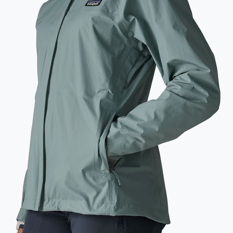 Women's rain jacket Patagonia Torrentshell 3L Rain blue sage 6