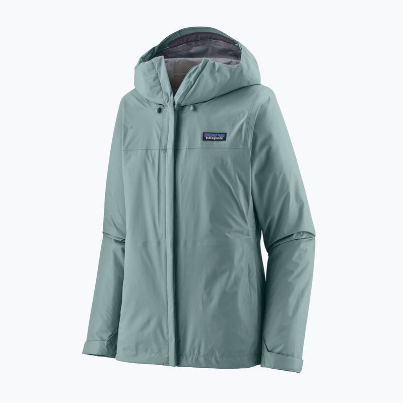 Women's rain jacket Patagonia Torrentshell 3L Rain blue sage 7