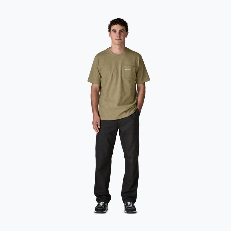 Men's T-shirt Patagonia Boardshort Logo Pocket Responsibili gumtree green 2