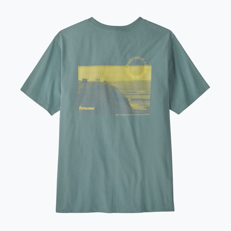 Men's T-shirt Patagonia Water People Spotter blue sage 2