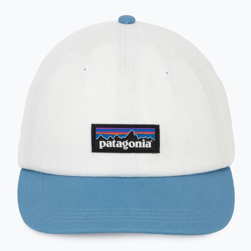 Baseball cap Patagonia P-6 Label Trad birch white w/shore blue 2