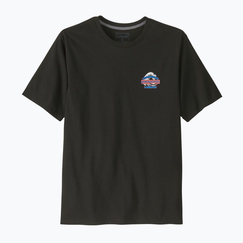 Men's trekking T-shirt Patagonia Great Waves Responsibili Tee black