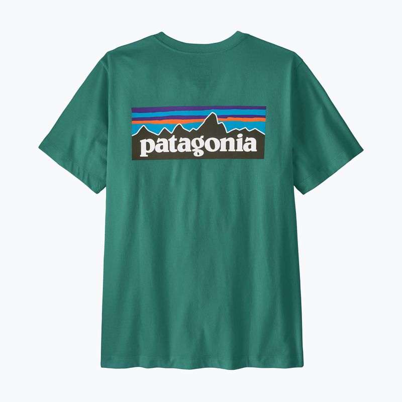 Men's T-shirt Patagonia P-6 Logo gem green 5