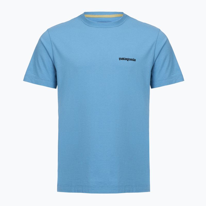 Men's T-shirt Patagonia P-6 Logo shore blue