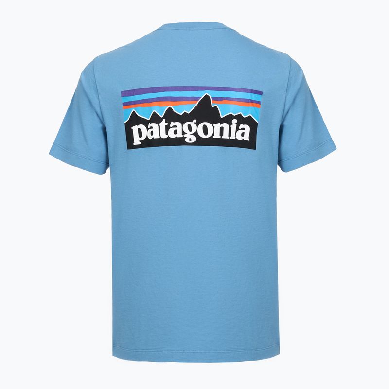 Men's T-shirt Patagonia P-6 Logo shore blue 2