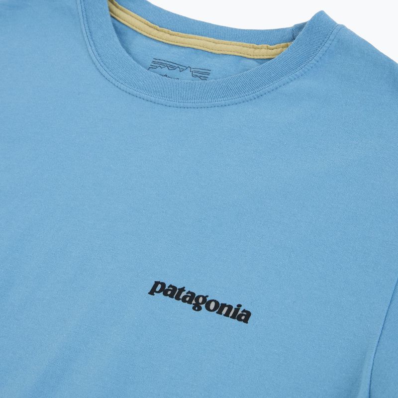Men's T-shirt Patagonia P-6 Logo shore blue 3