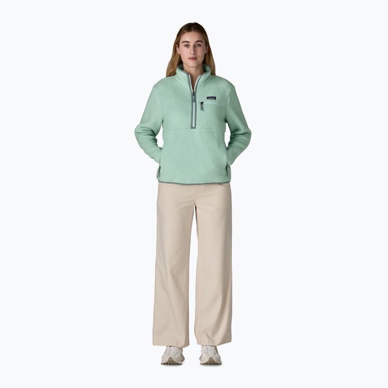 Women's fleece sweatshirt Patagonia Retro Pile Marsupial thin ice 2