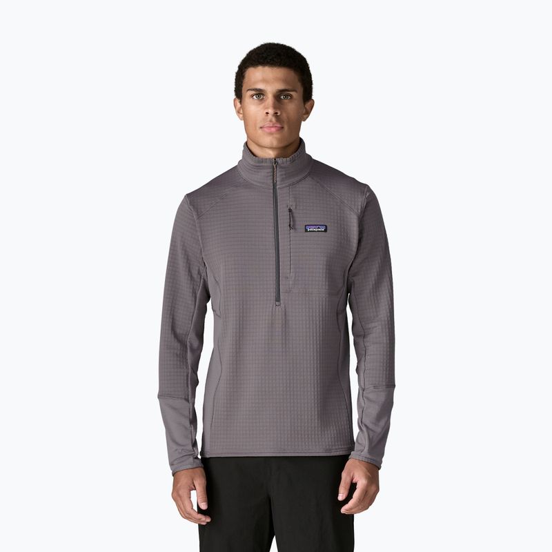 Men's trekking sweatshirt Patagonia R1 Pullover may grey 2