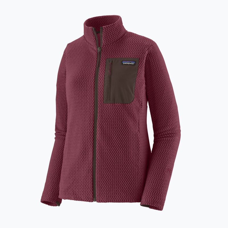 Women's fleece sweatshirt Patagonia R1 Air berry fig 4
