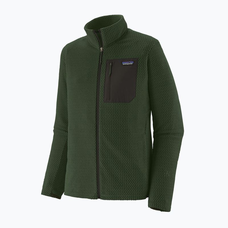 Men's fleece sweatshirt Patagonia R1 Air treeline green 4
