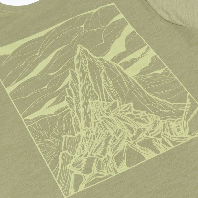 Men's T-shirt Patagonia Cap Cool Daily Shirt - Cloud Crag gumtree green - light gumtree green x-dye 4