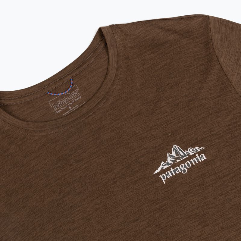 Men's long-sleeve trekking shirt Patagonia Cap Cool Daily Hut Tripper LS berm brown - light berm brown x-dye 3
