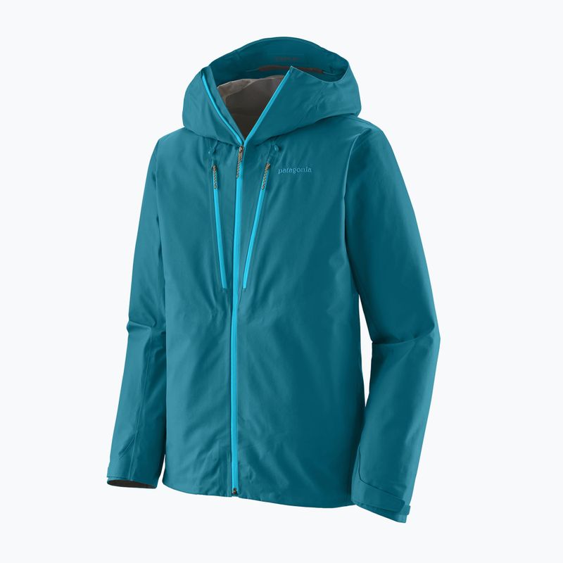 Men's rain jacket Patagonia Triolet glacial blue 4