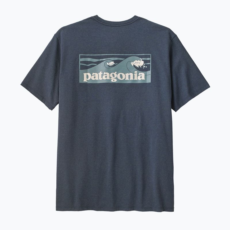 Men's T-shirt Patagonia Boardshort Logo Pocket Responsibili summit blue 2
